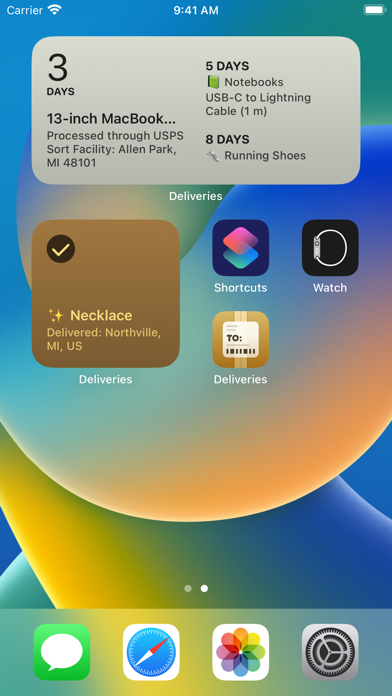 Deliveries: a package tracker screenshot 4