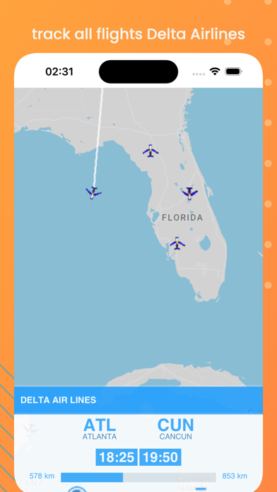 Delta Airlines Air Sonar screenshot 2