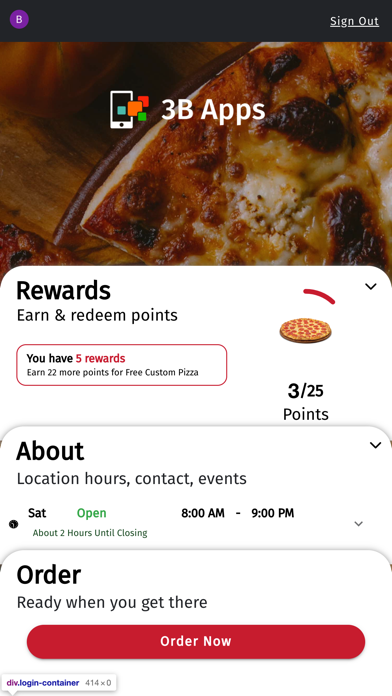 Demo Restaurant App screenshot 3
