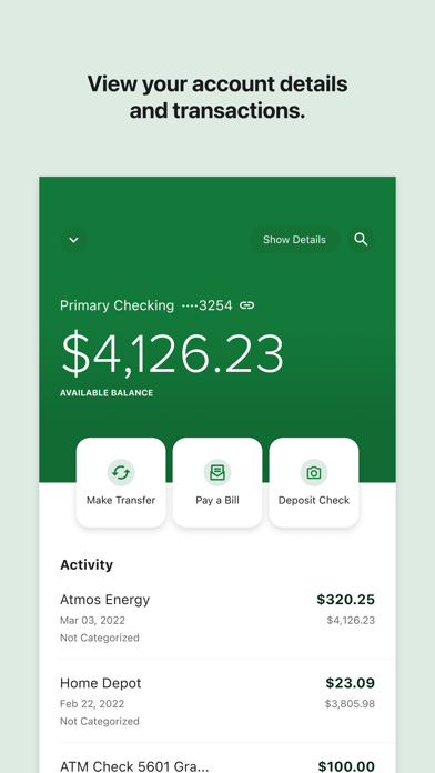 Democracy FCU Mobile screenshot 2