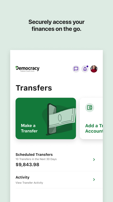 Democracy FCU Mobile screenshot 4
