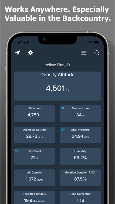 Density Altitude + screenshot 2