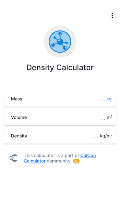Density Calculator - CalCon screenshot 3