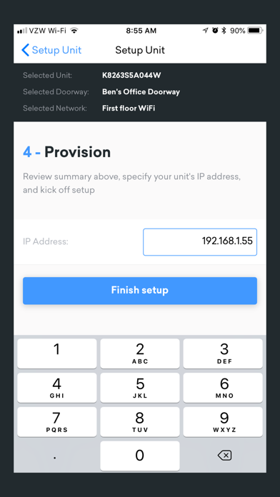 Density Unit Setup screenshot 2