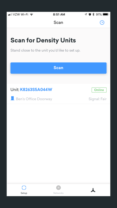 Density Unit Setup screenshot 6