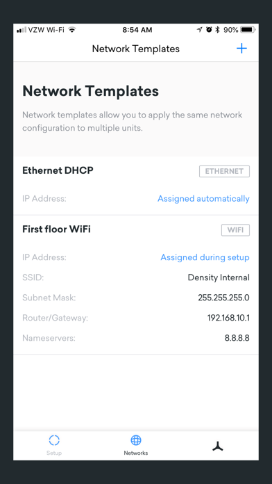 Density Unit Setup screenshot 3