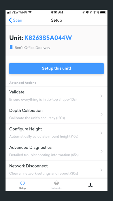 Density Unit Setup screenshot 5