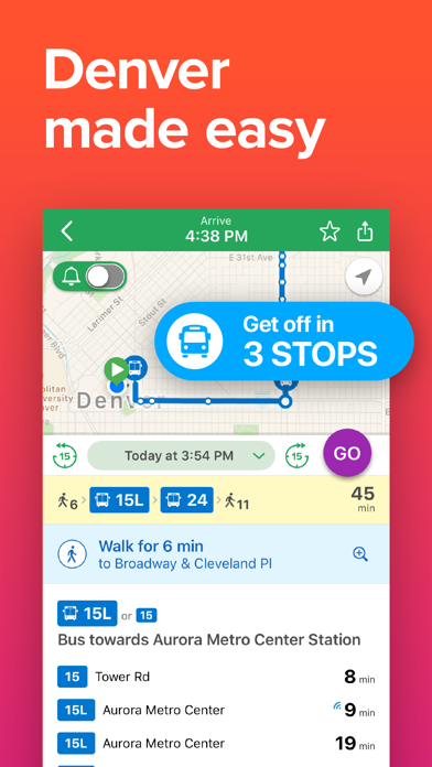 Denver Transit: RTD Bus TImes screenshot 5