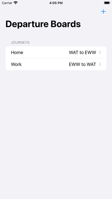 DepartureBoards screenshot 1