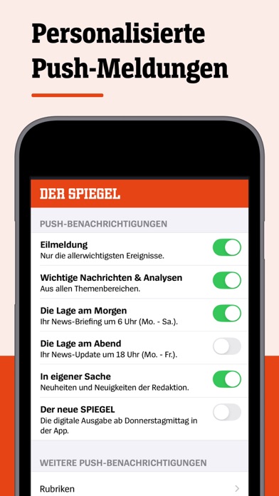 DER SPIEGEL - Nachrichten screenshot 2