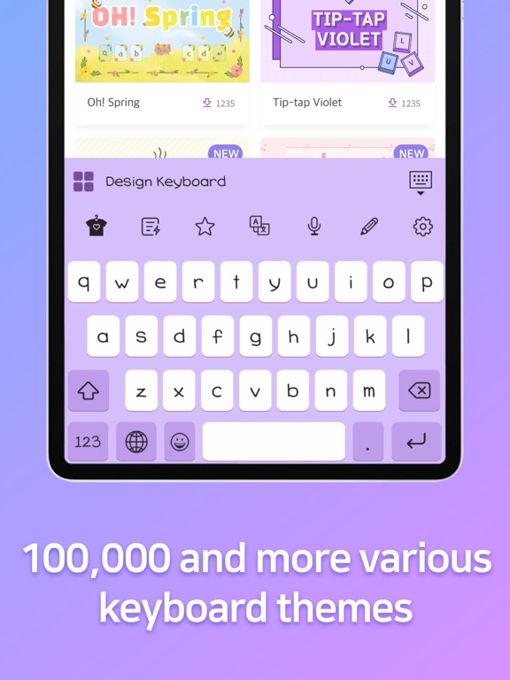 Design Keyboard - Theme, Emoji screenshot 4