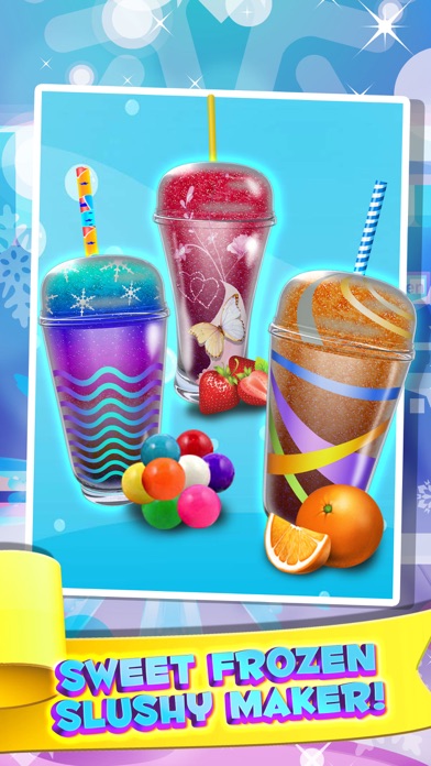 Dessert Slushy Maker Food Cooking Game - make candy drink for ice cream soda making salon! screenshot 4