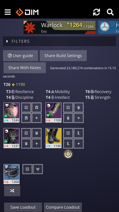 Destiny Item Manager screenshot 1