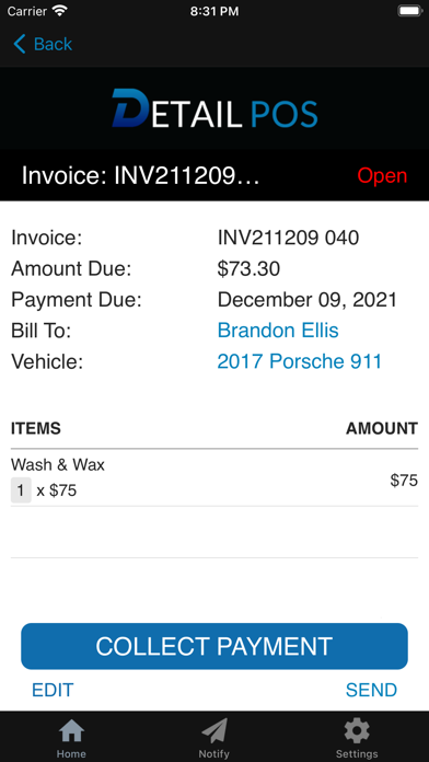 Detail POS screenshot 1
