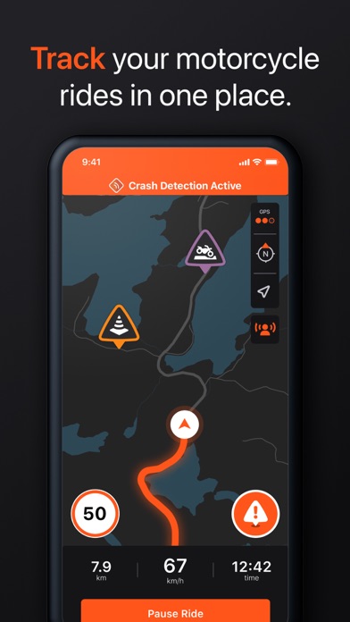 Detecht - Motorcycle App & GPS screenshot 4