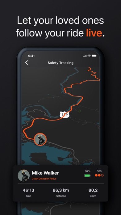 Detecht - Motorcycle App & GPS screenshot 2