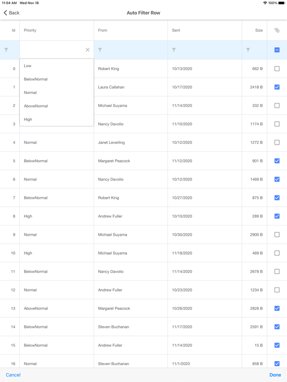 DevExpress Xamarin Gallery screenshot 6