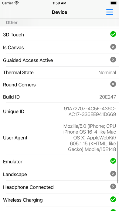 Device Info Tool screenshot 1