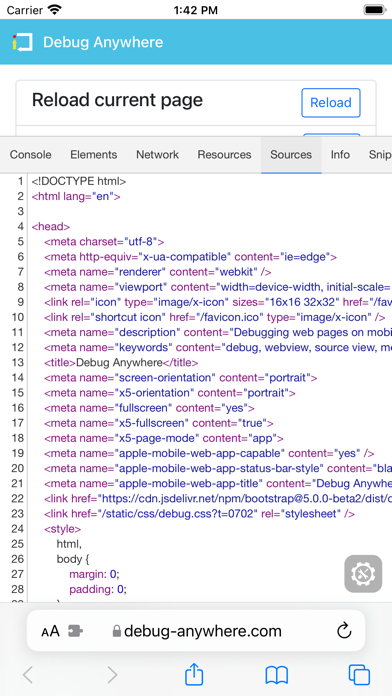 DevTools Extension screenshot 1