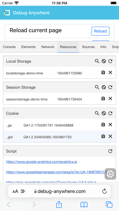 DevTools Extension screenshot 2