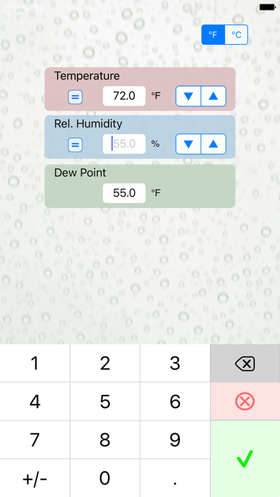 Dew Point Calc screenshot 2