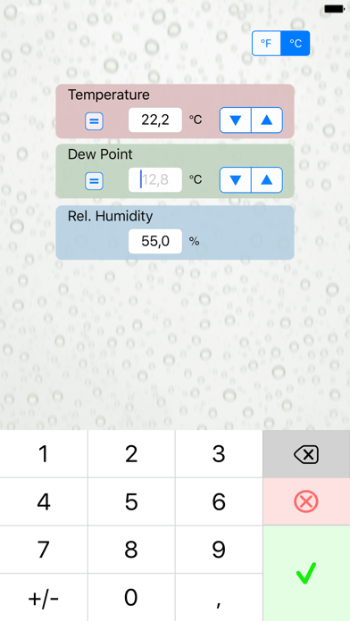 Dew Point Calc screenshot 1