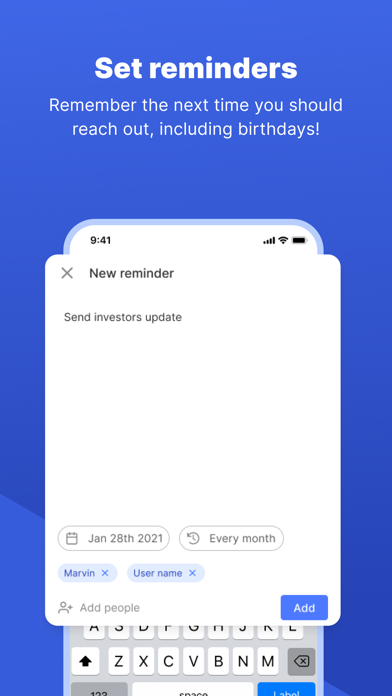 Dex - Rolodex and Personal CRM screenshot 1