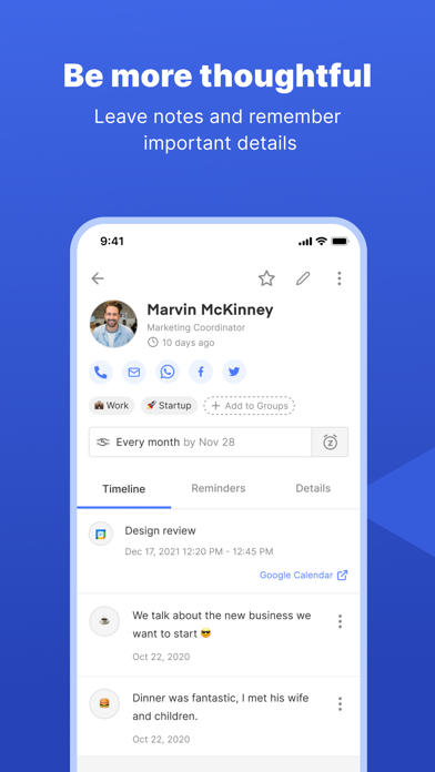 Dex - Rolodex and Personal CRM screenshot 4