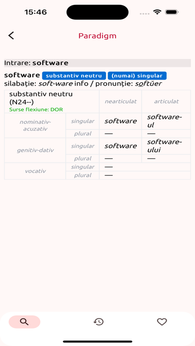 DEX - Synthesis + declensions screenshot 3