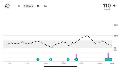 Dexcom G7 screenshot 1
