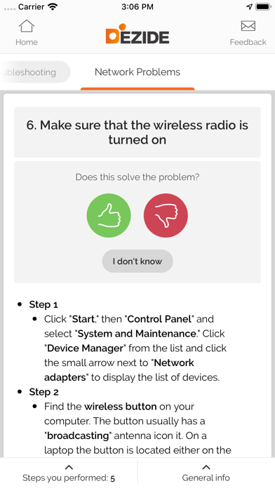 Dezide Troubleshooter screenshot 1