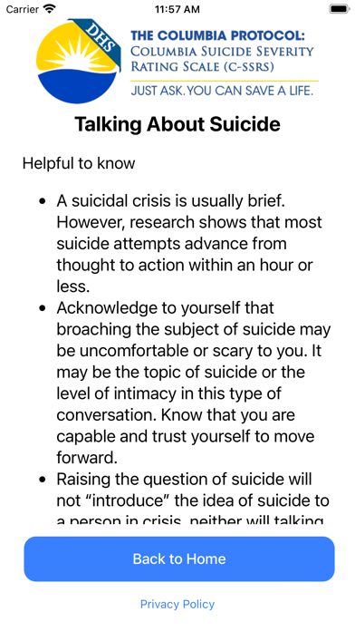 DHS-Columbia Protocol screenshot 3