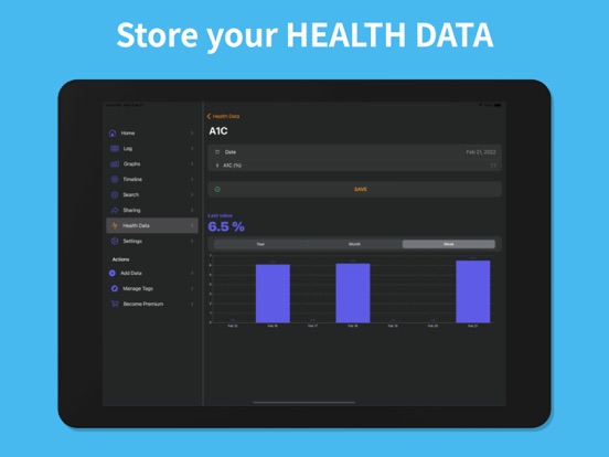 Diabetes App - Diabeto Log screenshot 2
