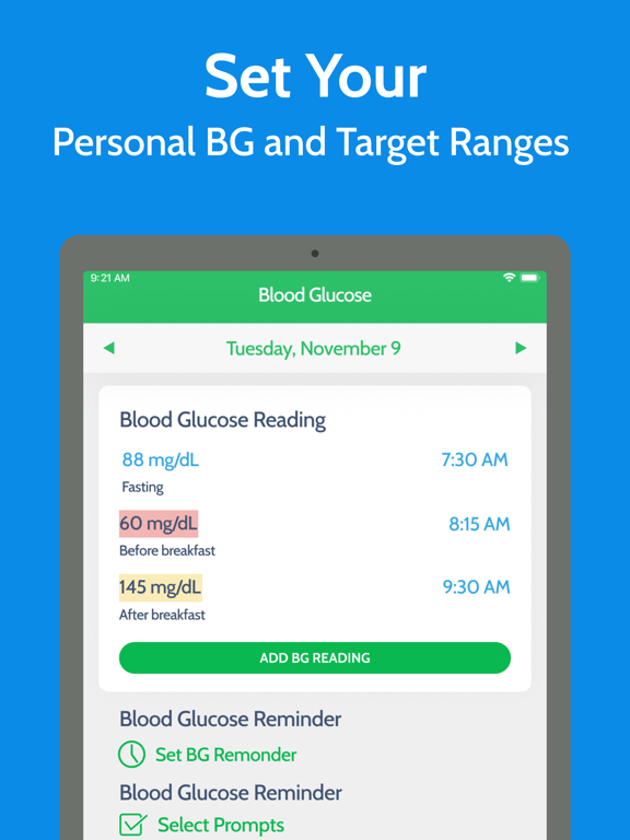Diabetes Tracker by MyNetDiary screenshot 5