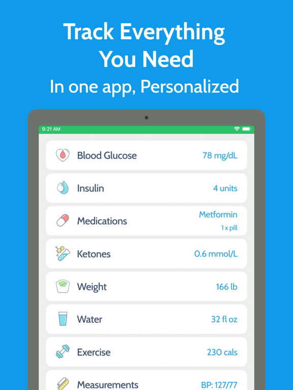 Diabetes Tracker by MyNetDiary screenshot 8