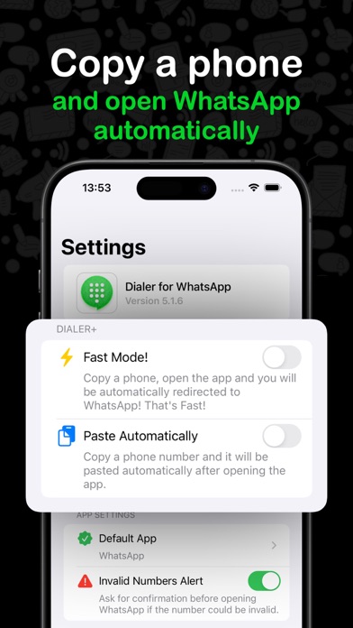 Dialer for WhatsApp - Click screenshot 1
