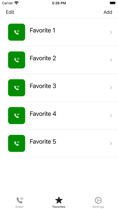 Dialer screenshot 1