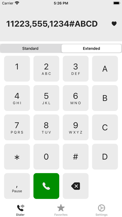 Dialer screenshot 2