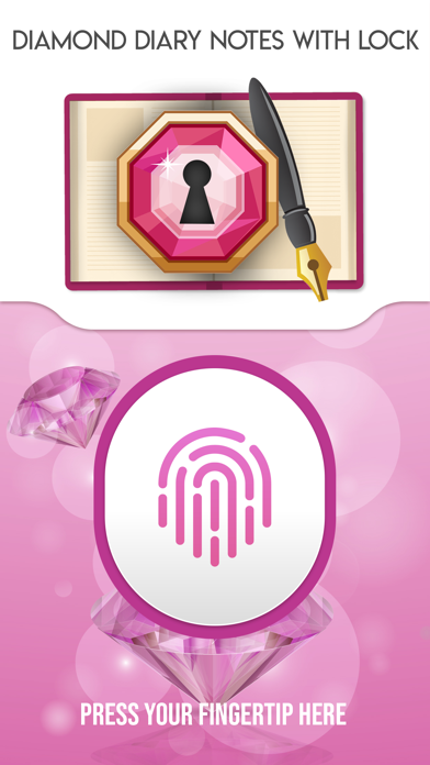 Diamond Diary Notes With Lock screenshot 4