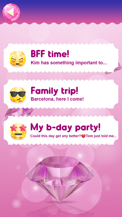 Diamond Diary Notes With Lock screenshot 1