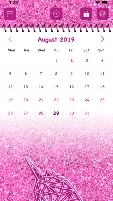 Diamond Glitter Diary screenshot 3