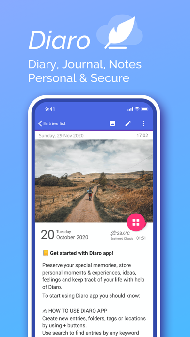 Diary, Journal, Notes - Diaro screenshot 5