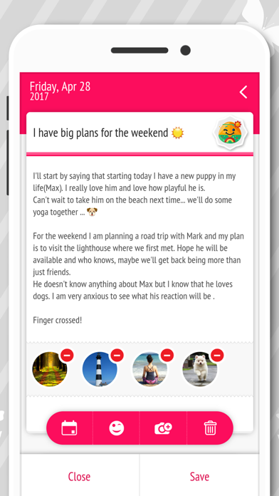 Diary - Journal with password screenshot 3