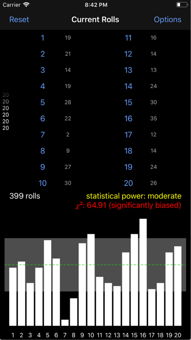 Dice Fairness screenshot 3