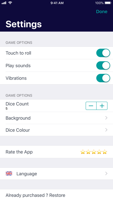 Dice Roll Game · screenshot 1