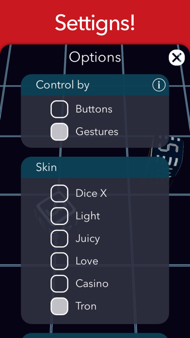 Dice X - 3D dice roller screenshot 1