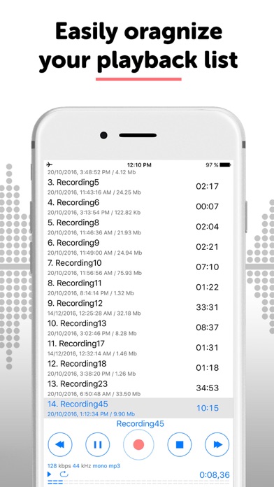 Dictaphone - Audio Recorder screenshot 3