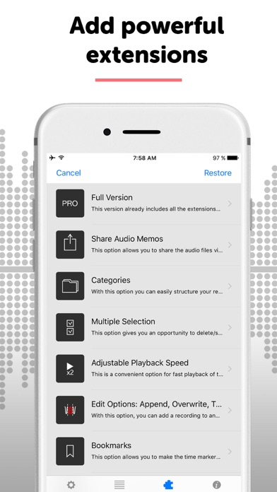 Dictaphone - Audio Recorder screenshot 1