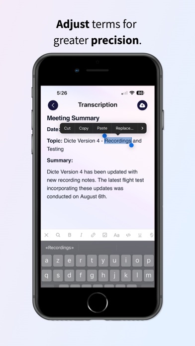Dicte: AI Meeting Assistant screenshot 3