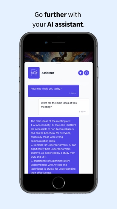 Dicte: AI Meeting Assistant screenshot 1